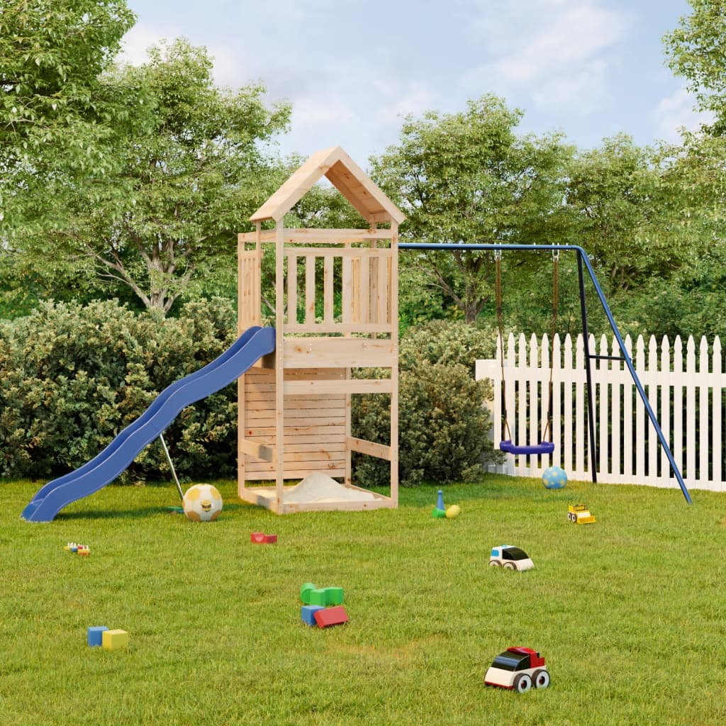 vidaXL Outdoor Playset Solid Wood Pine