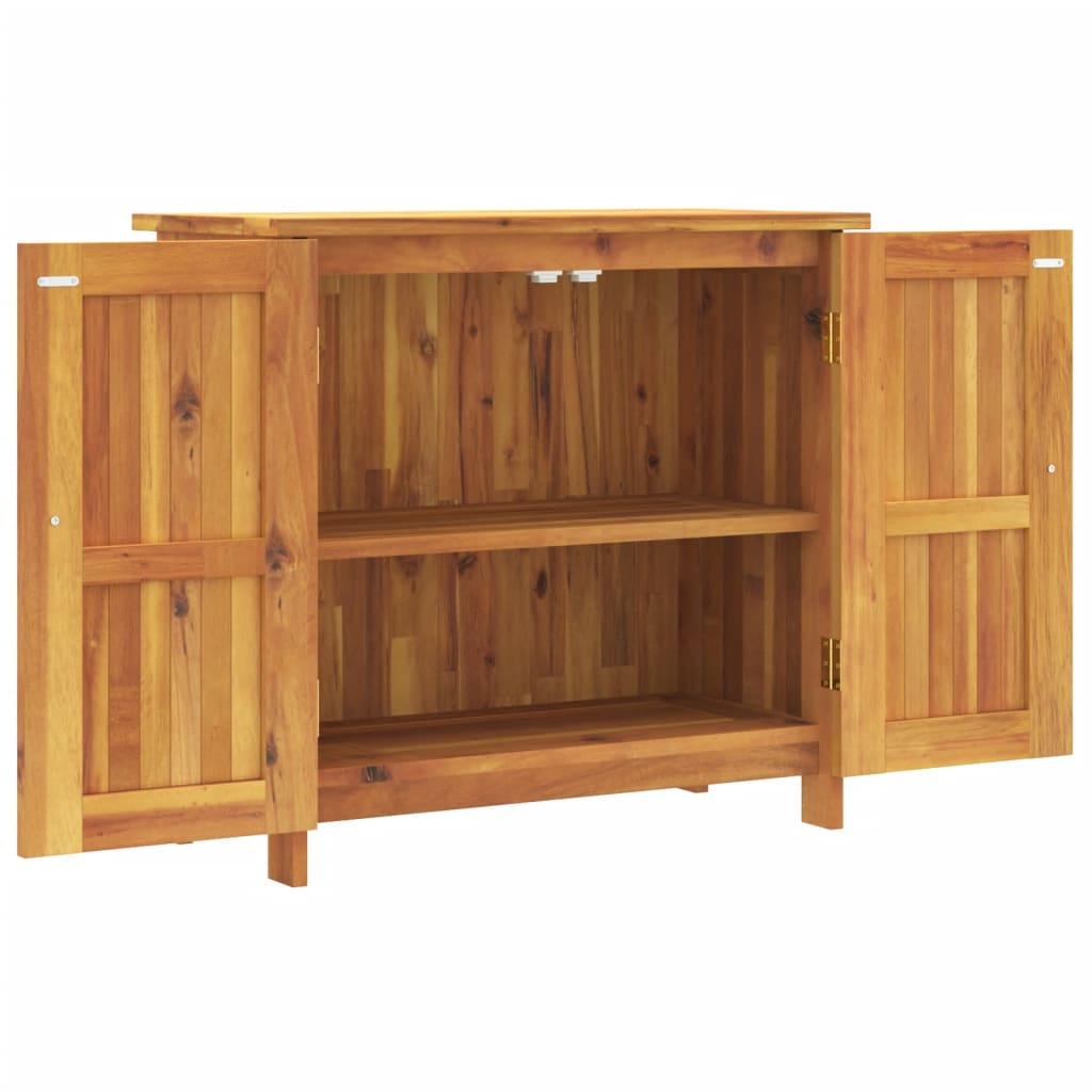vidaXL Garden Cabinet 75x35x70 cm Solid Wood Acacia