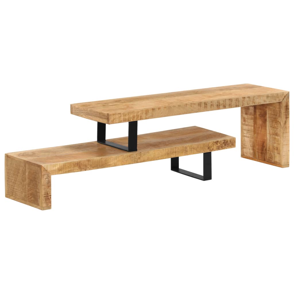 vidaXL TV Stand Solid Mango Wood