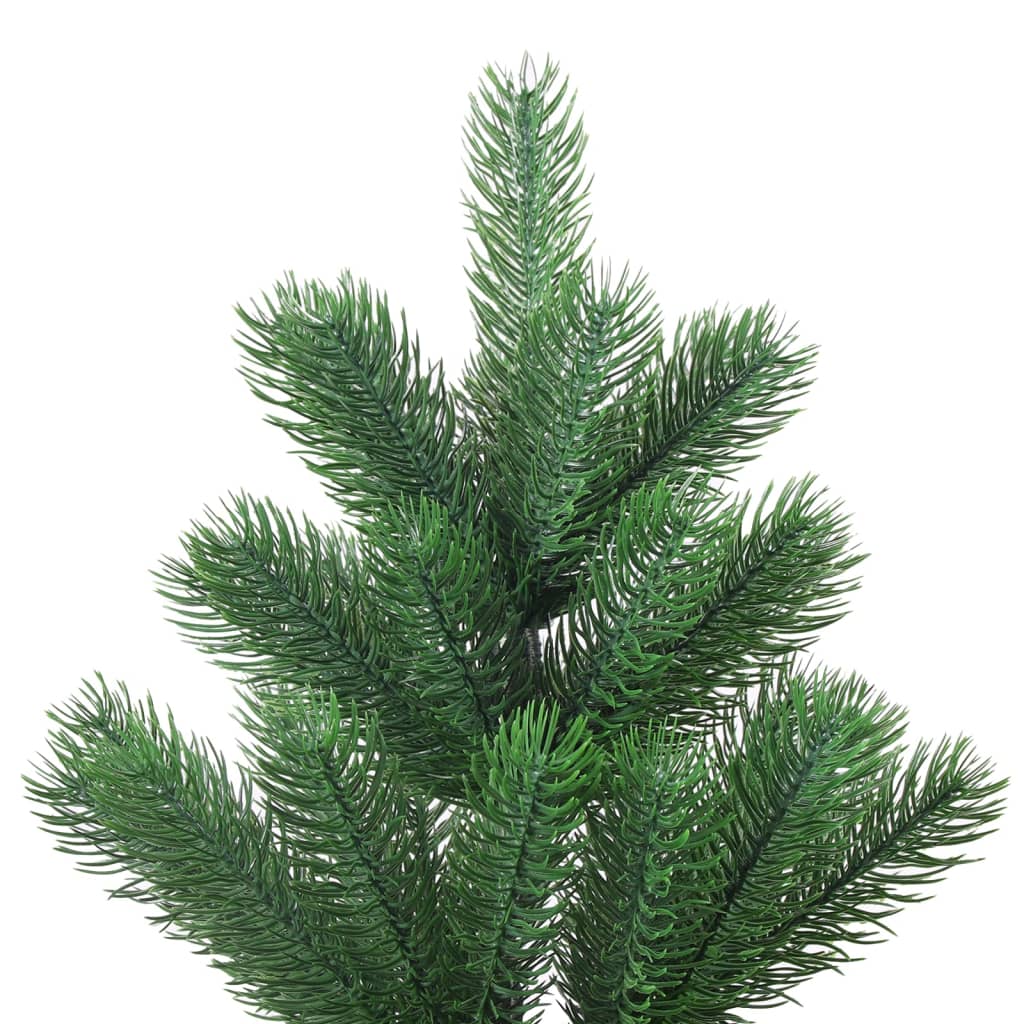 vidaXL Nordmann Fir Artificial Pre-lit Christmas Tree Green 210 cm