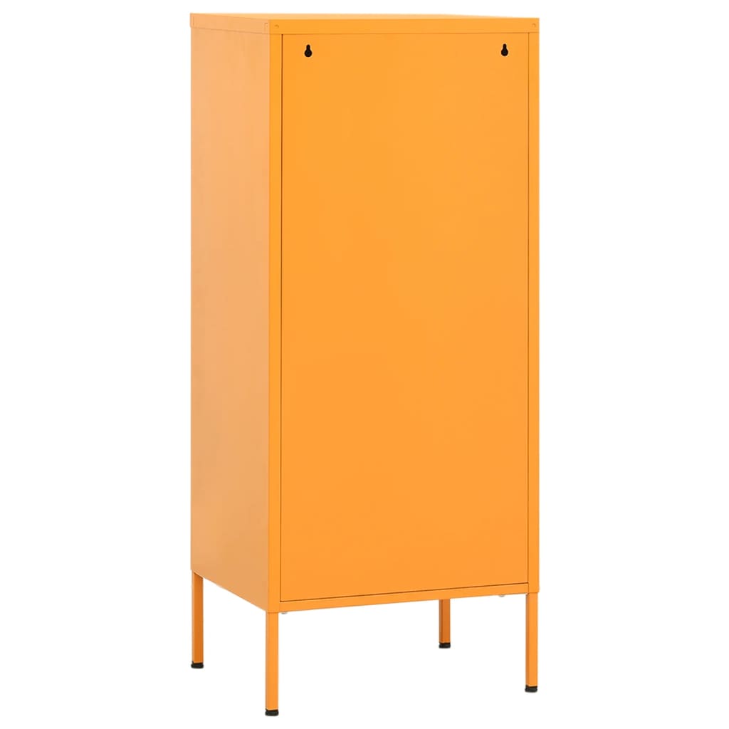 vidaXL Storage Cabinet Mustard Yellow 42.5x35x101.5 cm Steel