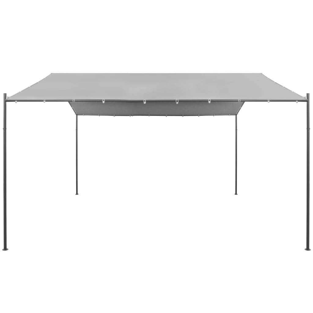 vidaXL Garden Gazebo Steel 400x400x260 cm Anthracite