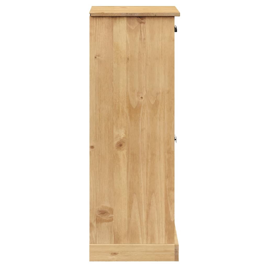 vidaXL Shoe Cabinet VIGO 60x35x96 cm Solid Wood Pine