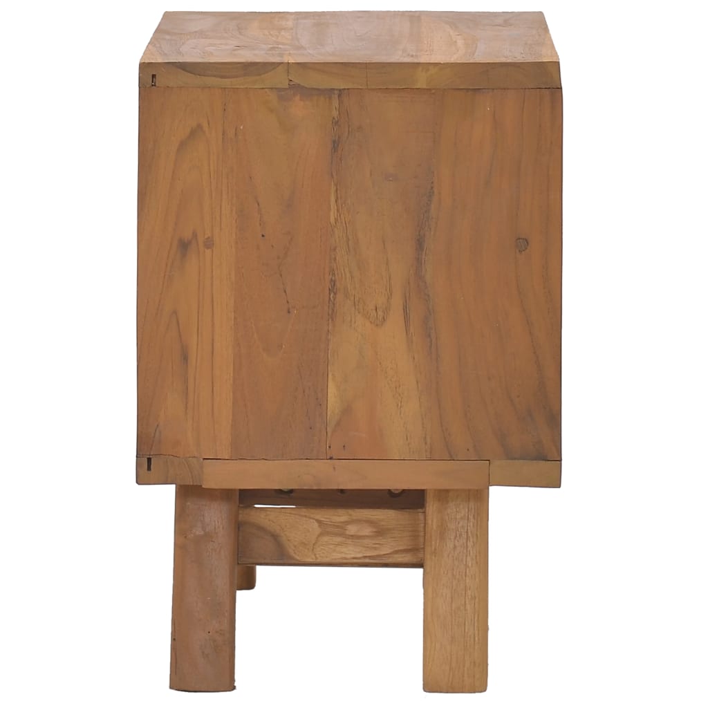 vidaXL Bedside Cabinet 40x30x45 cm Solid Teak Wood