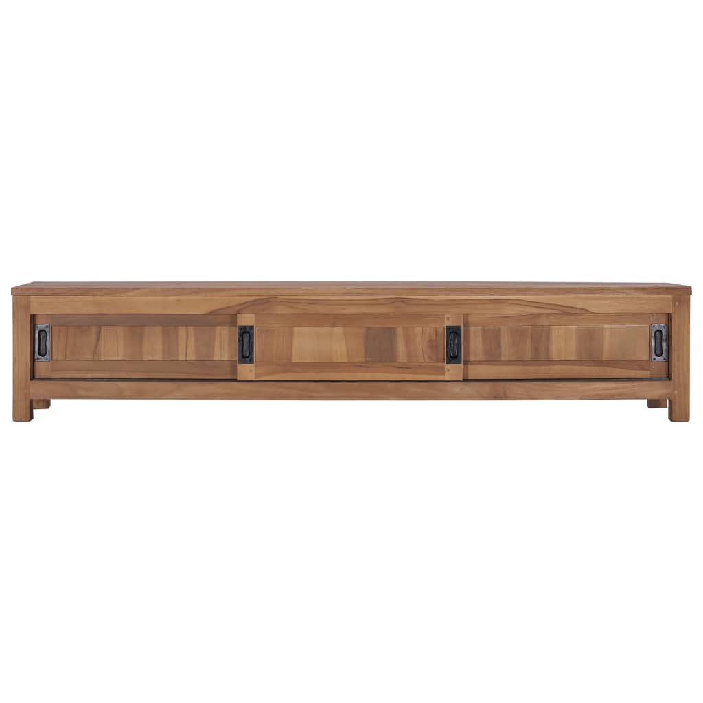 vidaXL TV Cabinet 150x30x30 cm Solid Teak Wood