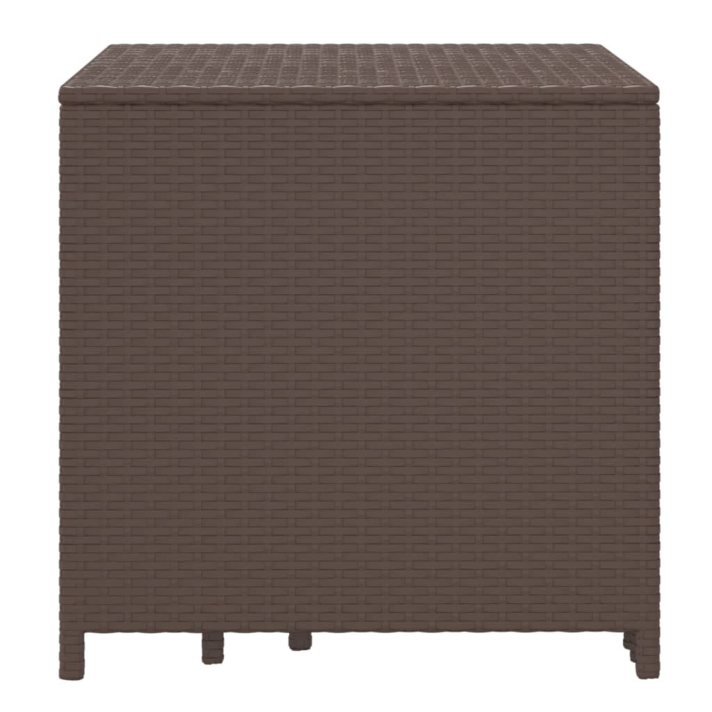 vidaXL Nesting Tables 3 pcs Brown Poly Rattan