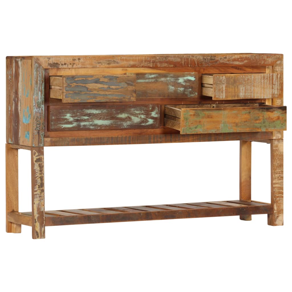 vidaXL Sideboard 120x30x75 cm Solid Reclaimed Wood