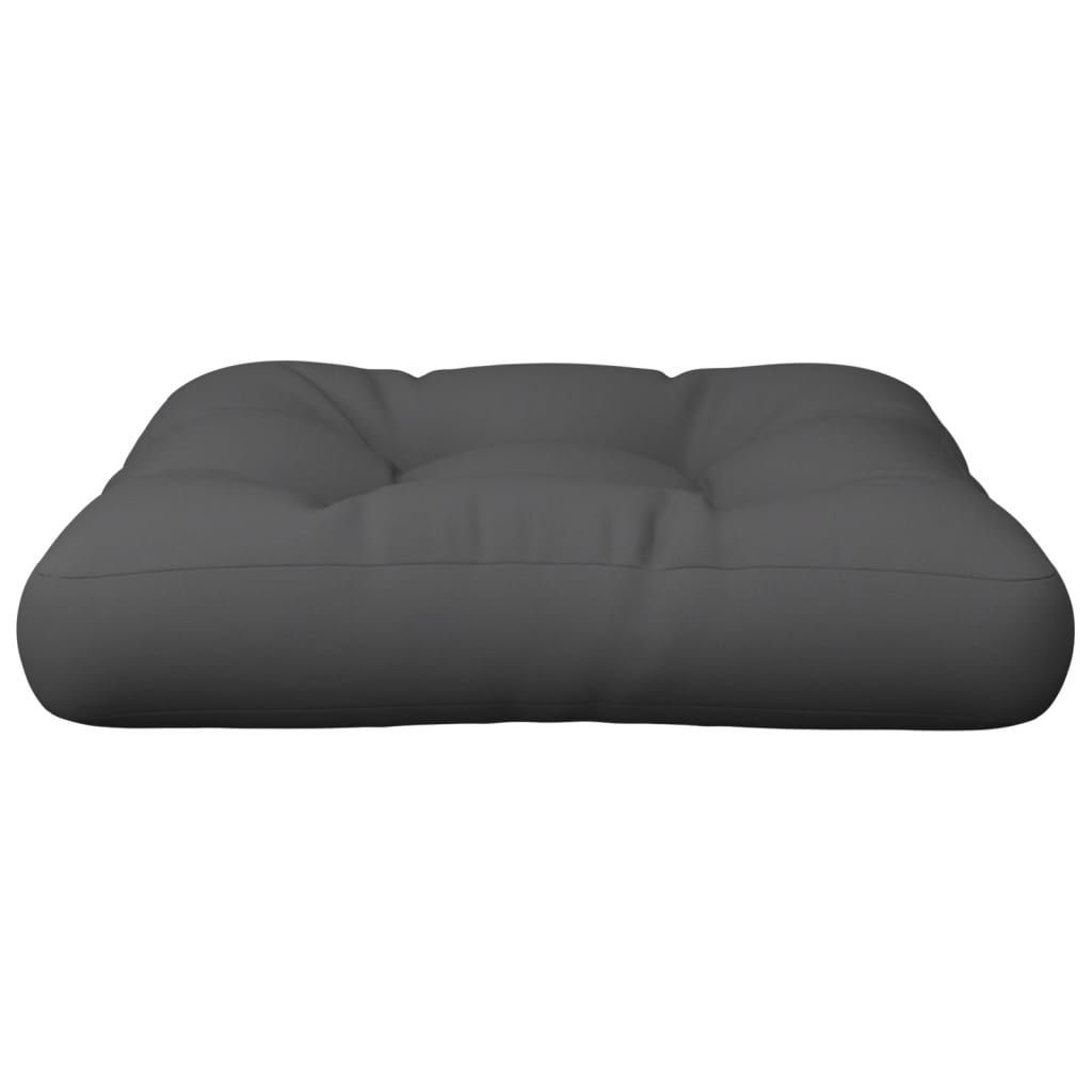 vidaXL Pallet Cushion Grey 58x58x10 cm Fabric