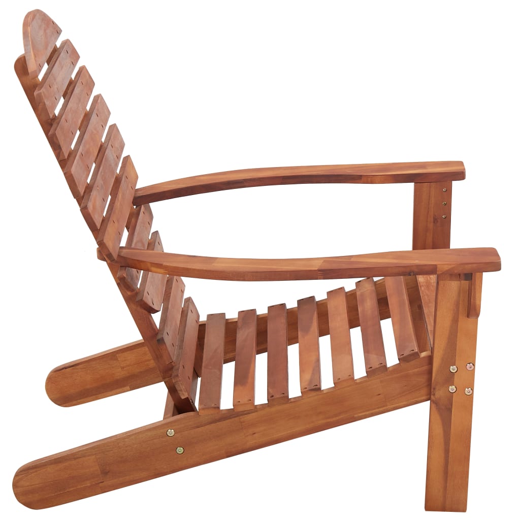 vidaXL Adirondack Chair Solid Acacia Wood