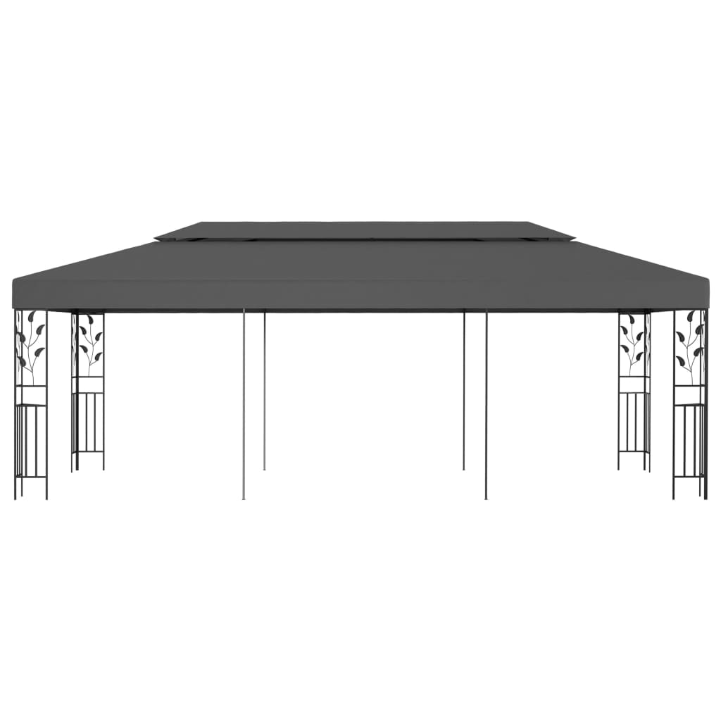 vidaXL Gazebo 3x6 m Anthracite