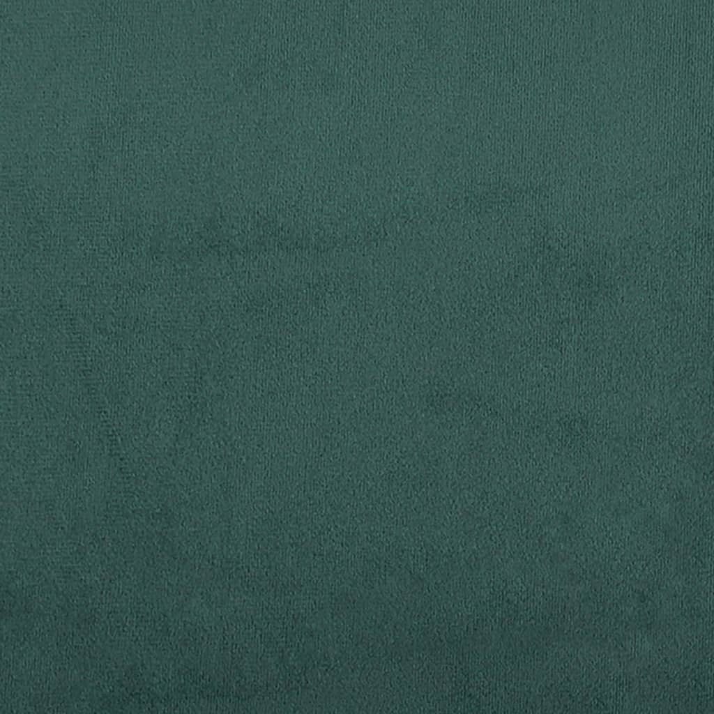 vidaXL Footstool Dark Green 77x55x31 cm Velvet