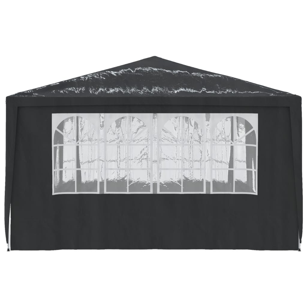 vidaXL Professional Party Tent with Side Walls 4x4 m Anthracite 90 g/m?