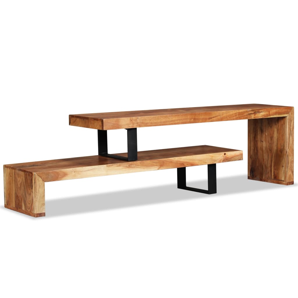 vidaXL TV Stand Solid Acacia Wood