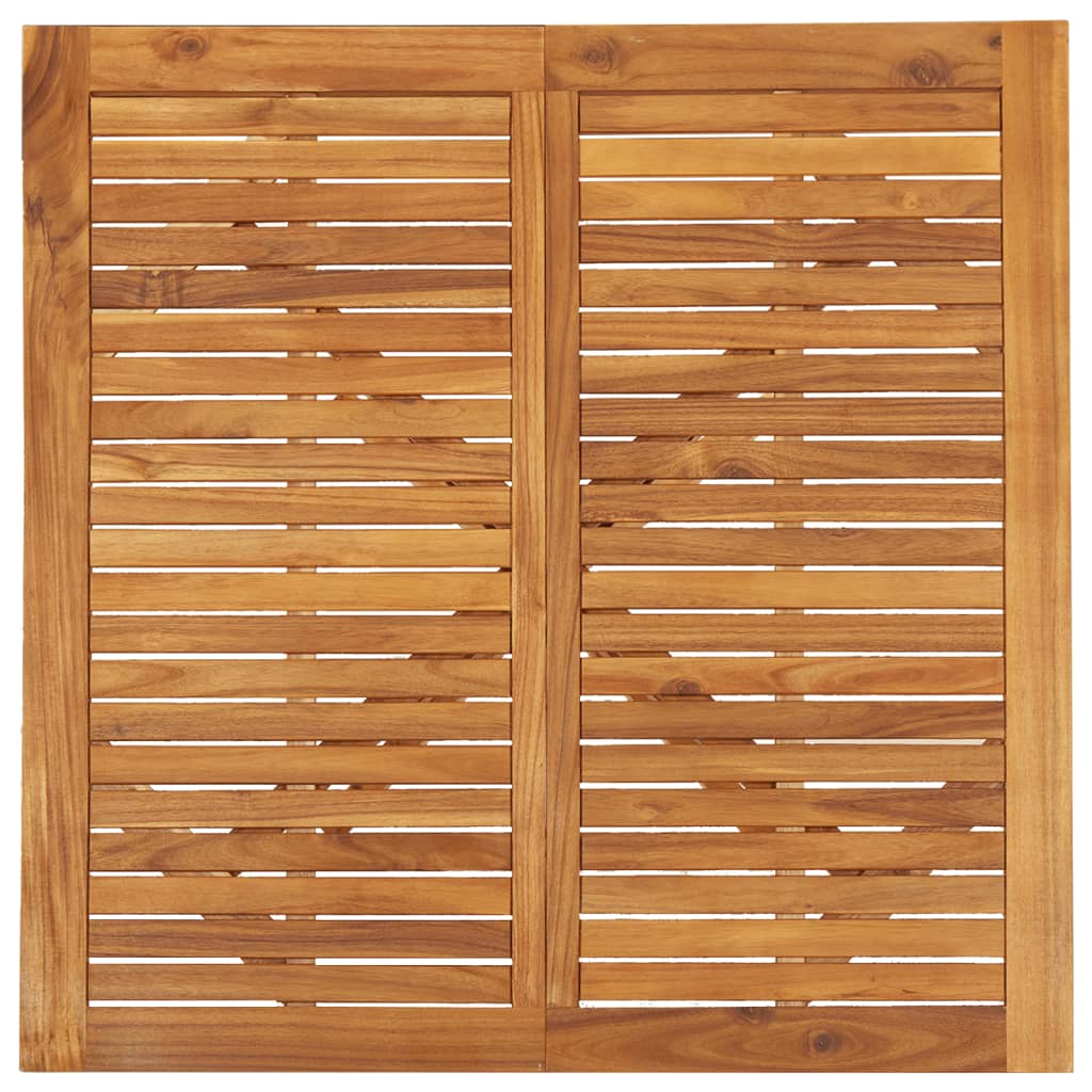 vidaXL Garden Table 110x110x75 cm Solid Wood Acacia