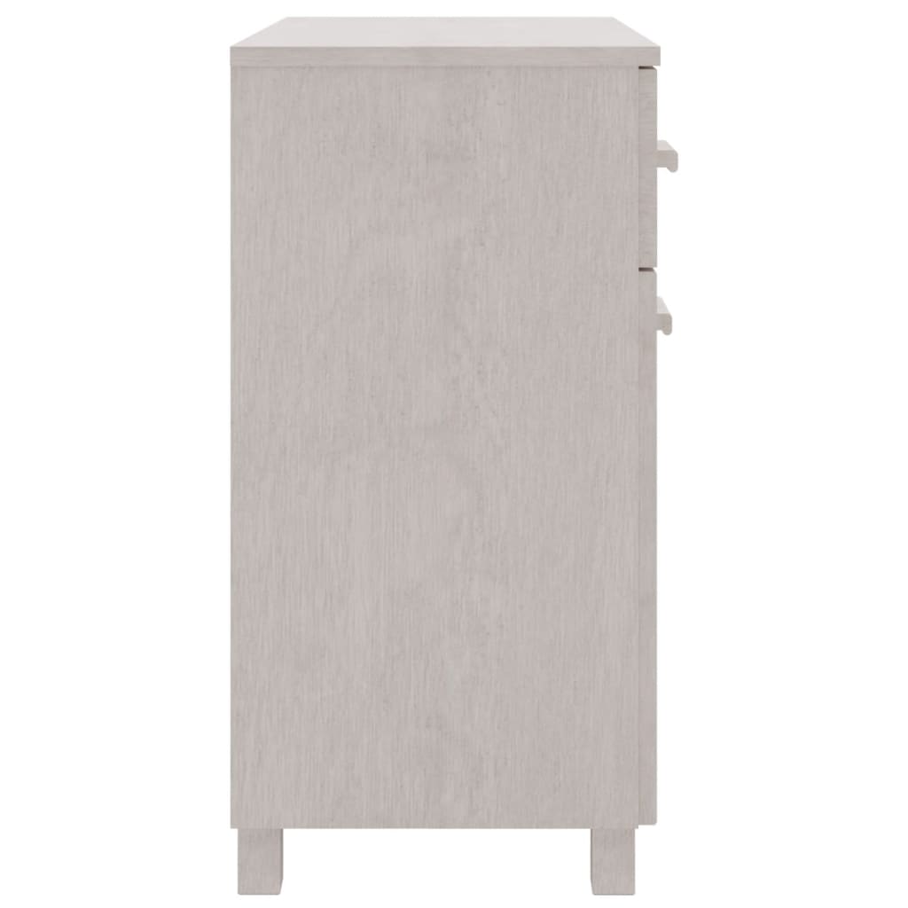 vidaXL Sideboard HAMAR White 79x40x80 cm Solid Wood Pine