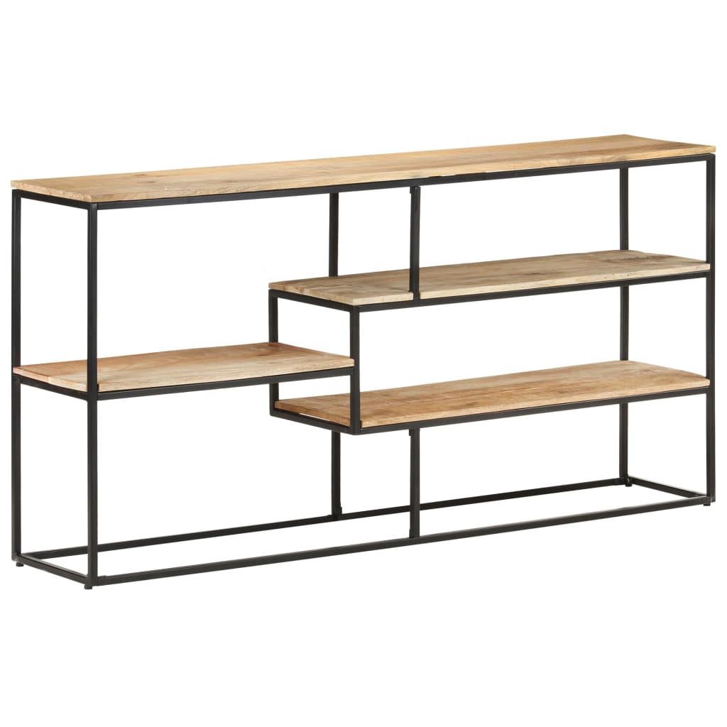 vidaXL Sideboard 150x30x75 cm Rough Mango Wood