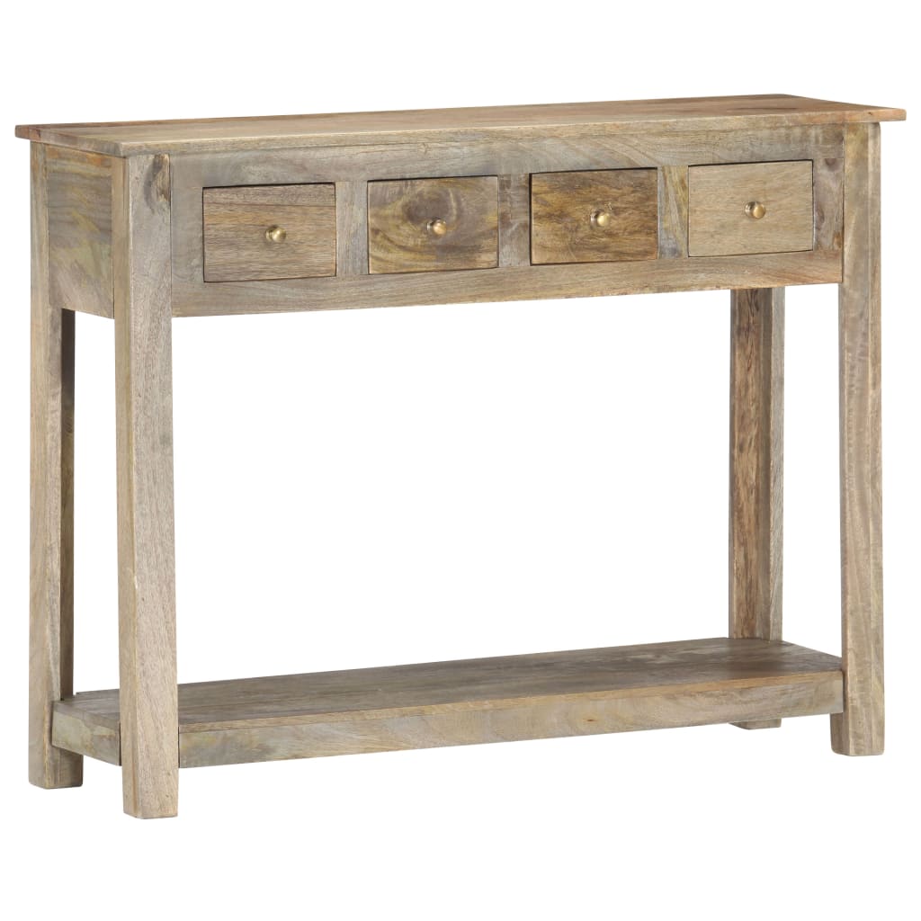 vidaXL Console Table 100x30x76 cm Solid Mango Wood