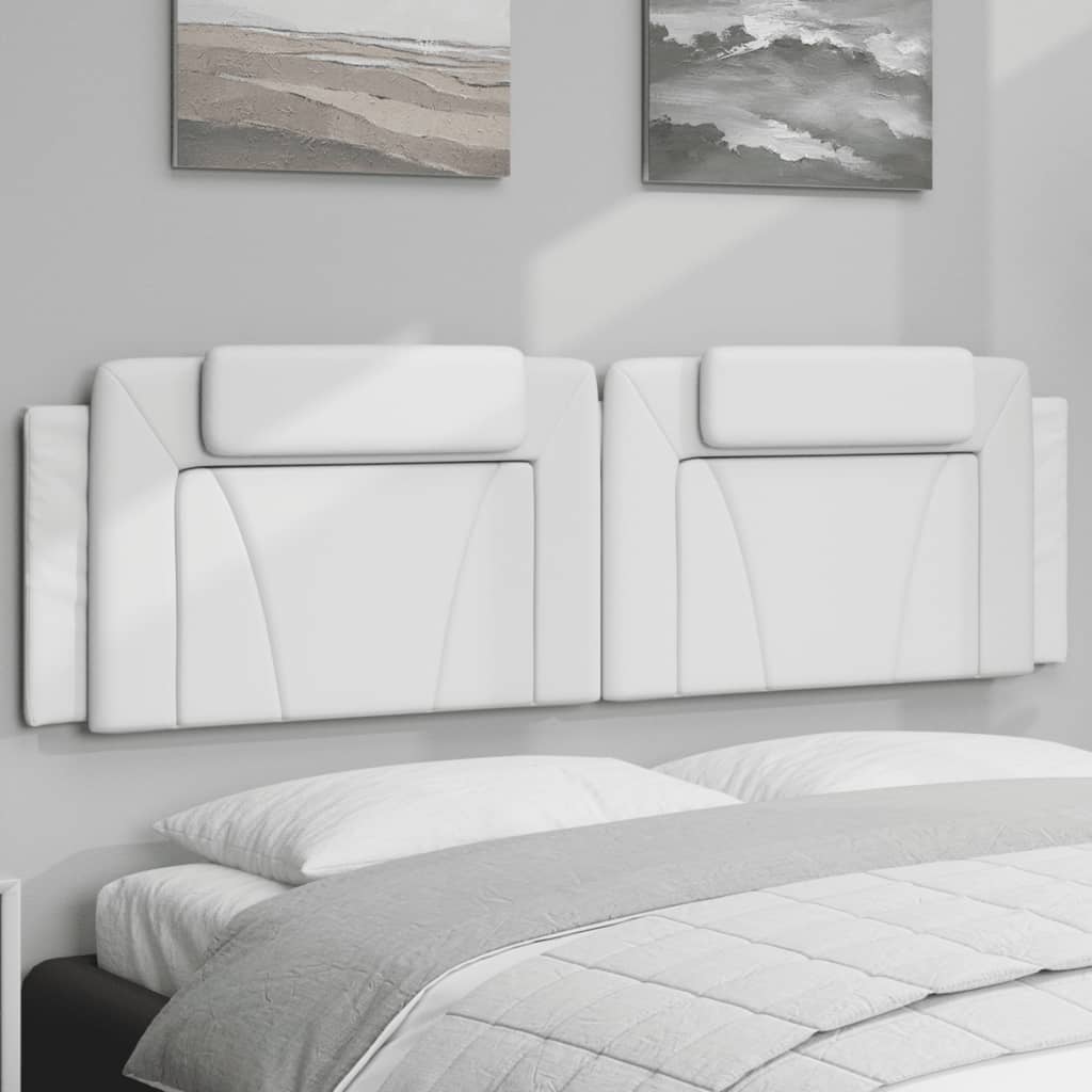 vidaXL Headboard Cushion White 183 cm Faux Leather