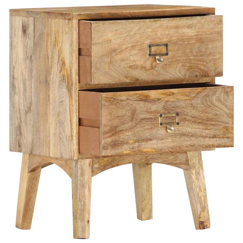 vidaXL Bedside Cabinet 40x35x55 cm Solid Mango Wood