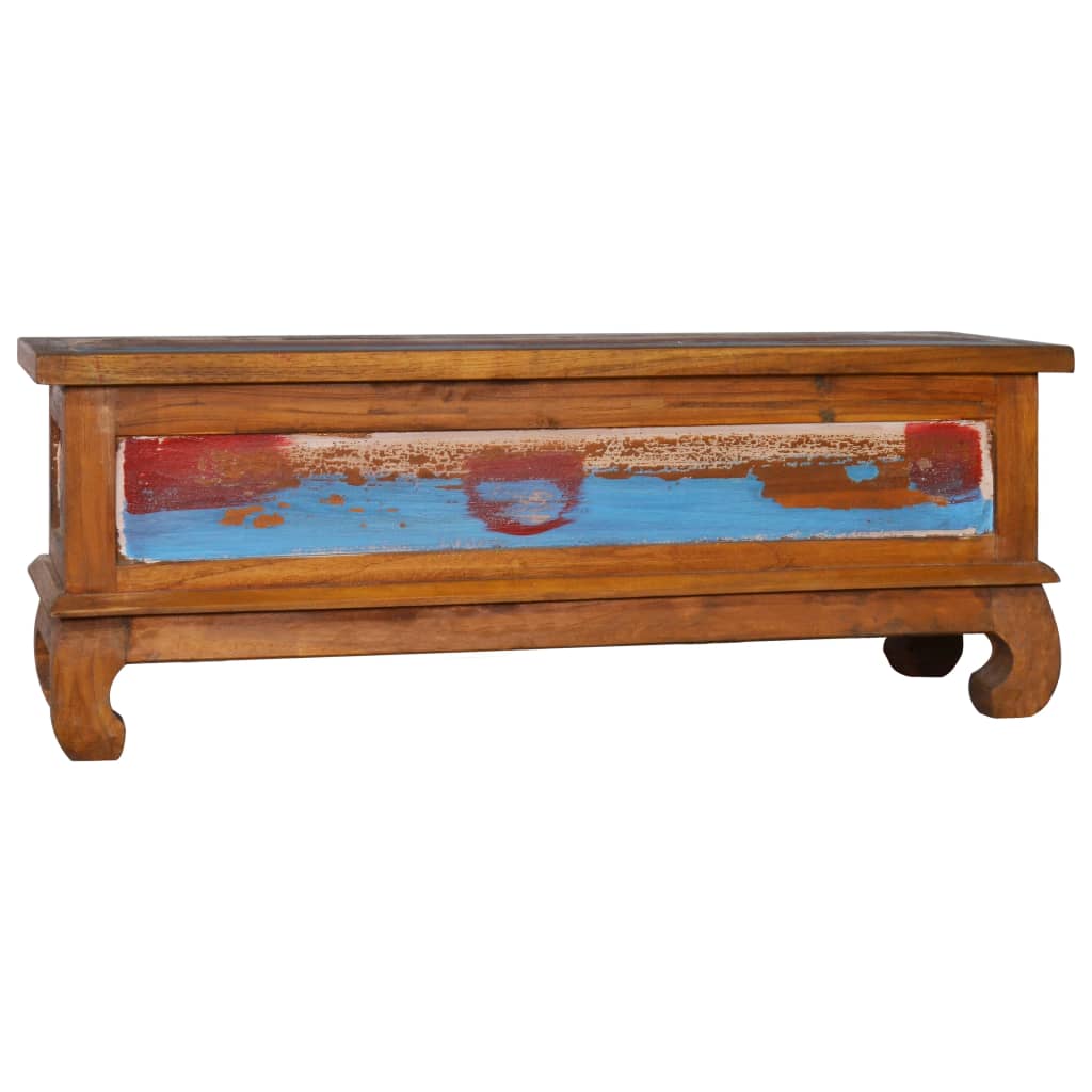 vidaXL TV Cabinet 110x35x40 cm Reclaimed Teak Wood