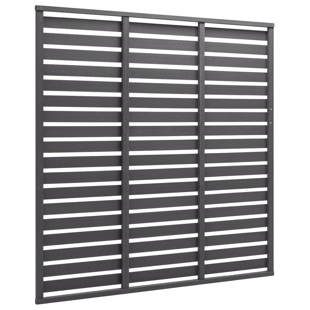 vidaXL Fence Panel WPC 180x180 cm Grey