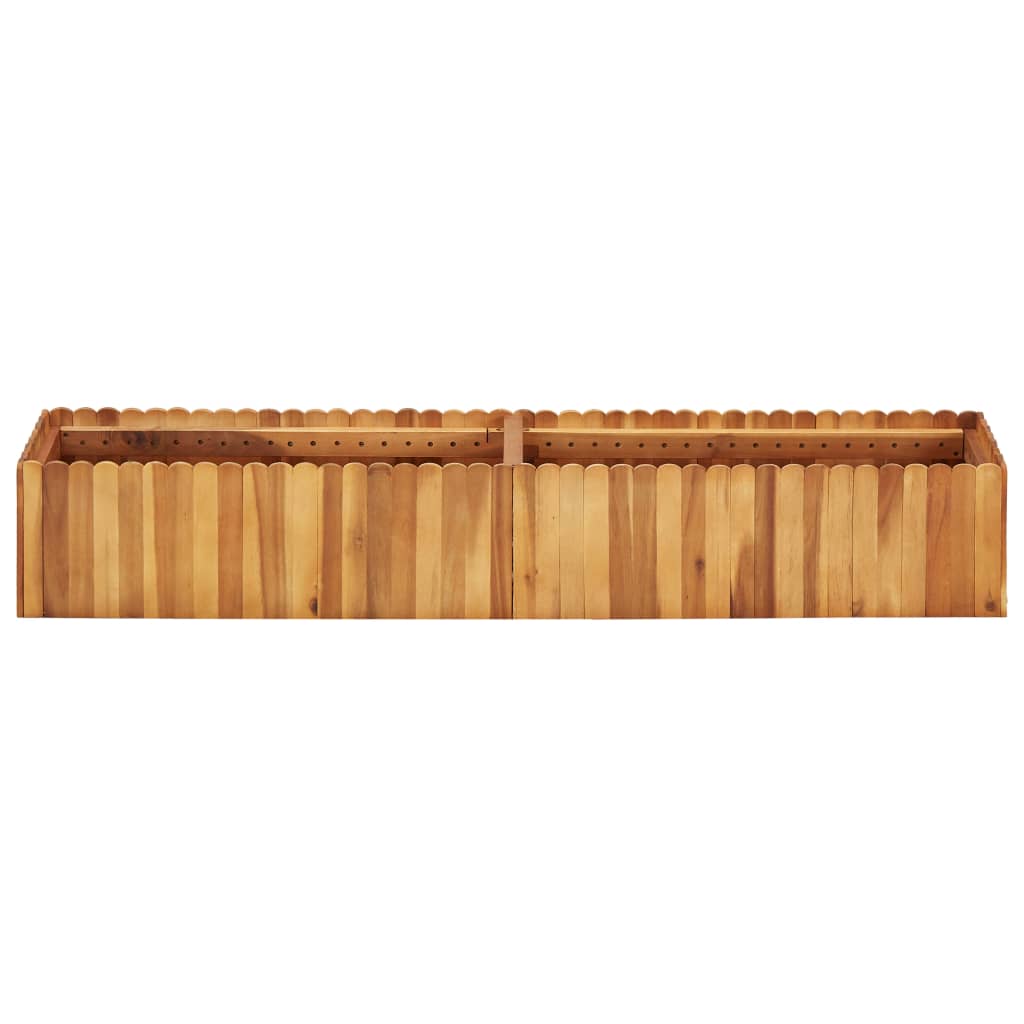 vidaXL Garden Raised Bed 150x30x25 cm Solid Acacia Wood