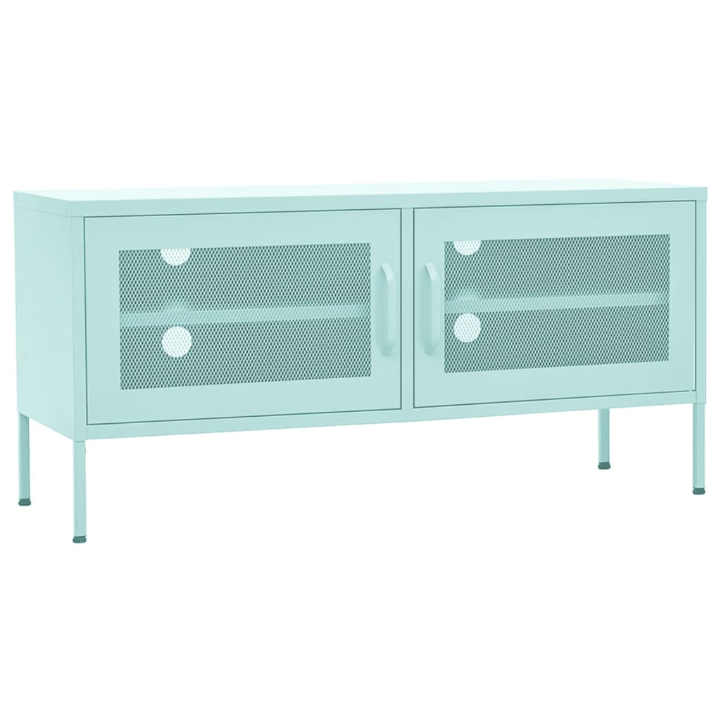 vidaXL TV Cabinet Mint 105x35x50 cm Steel