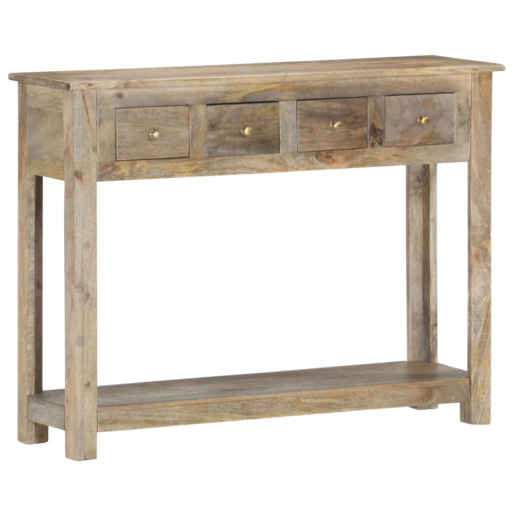 vidaXL Console Table 100x30x76 cm Solid Mango Wood