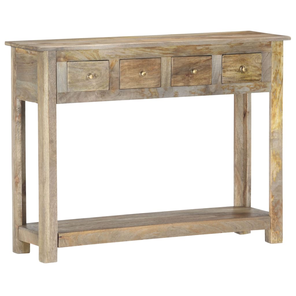 vidaXL Console Table 100x30x76 cm Solid Mango Wood