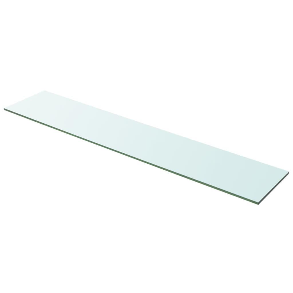 vidaXL Shelf Panel Glass Clear 100x20 cm