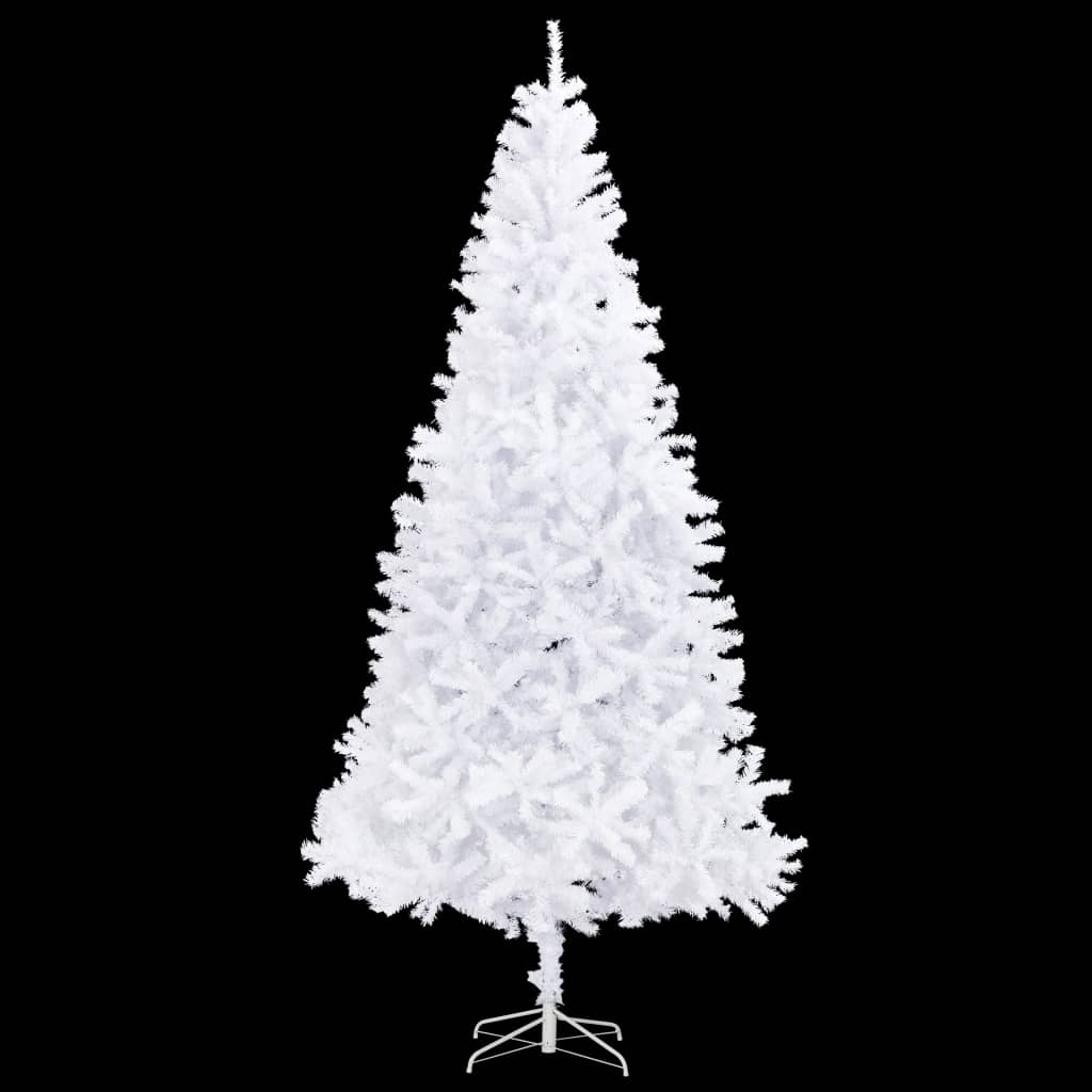 vidaXL Artificial Pre-lit Christmas Tree with Ball Set LEDs 300 cm White