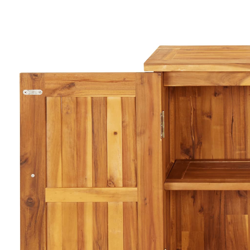 vidaXL Garden Cabinet 75x35x70 cm Solid Wood Acacia