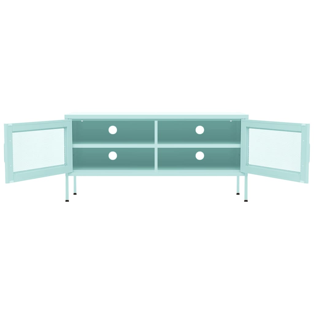 vidaXL TV Cabinet Mint 105x35x50 cm Steel