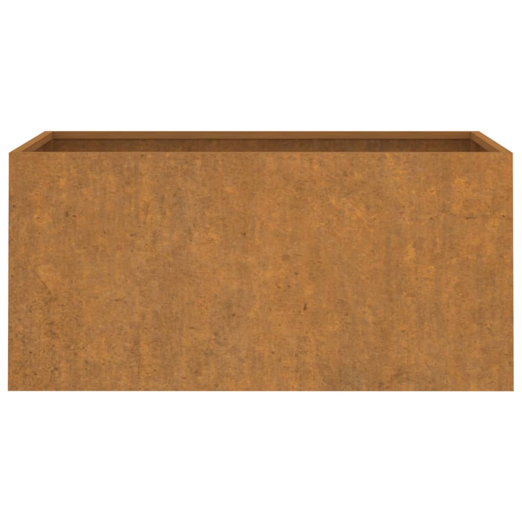 vidaXL Planter 62x30x29 cm Corten Steel