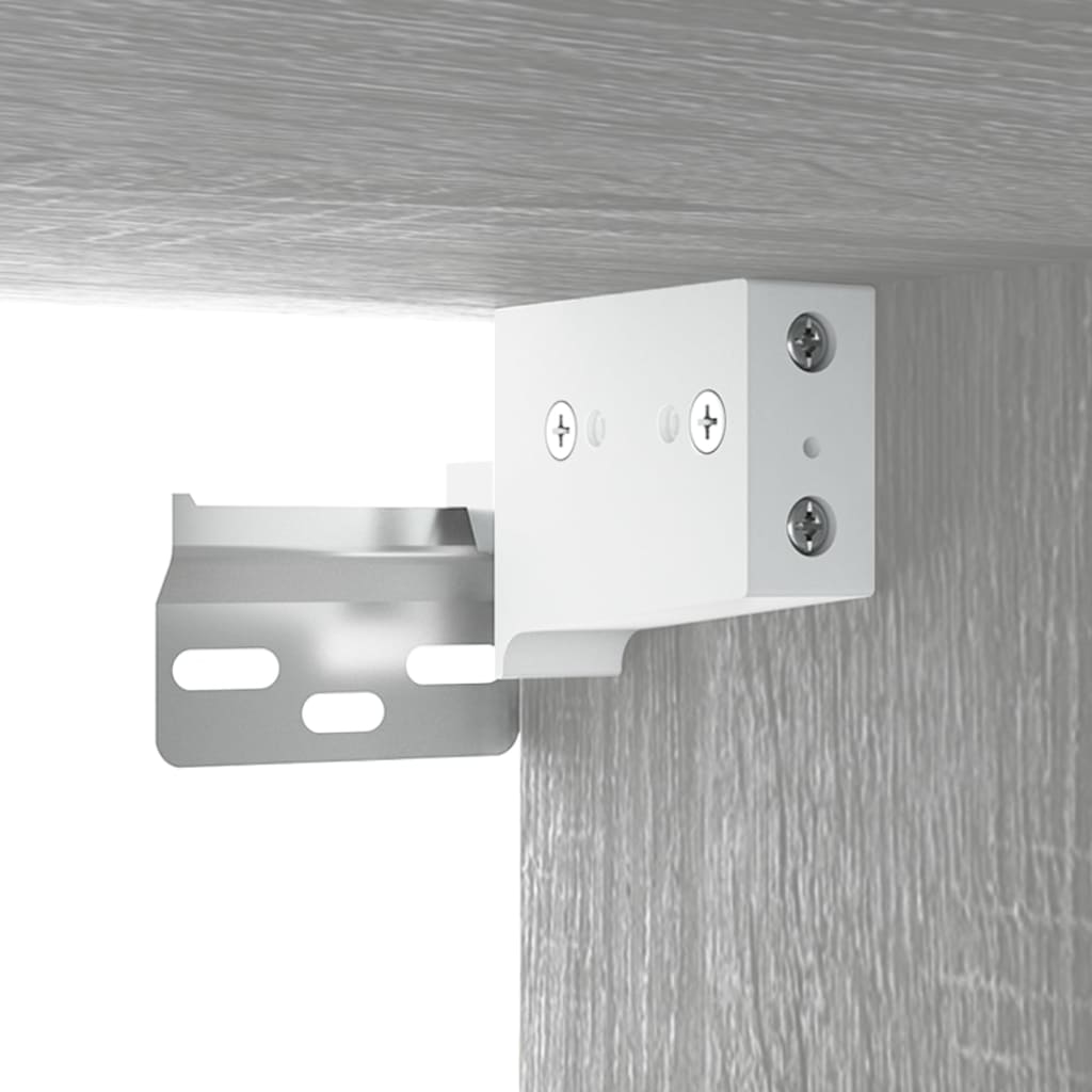 vidaXL Wall-mounted Bathroom Cabinet Grey Sonoma 32x20x67 cm