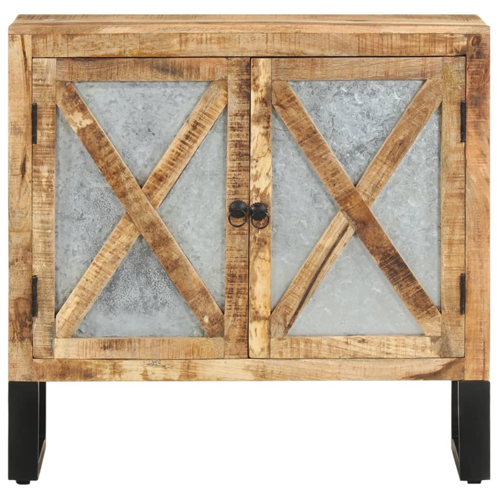 vidaXL Sideboard 80x30x76 cm Solid Mango Wood