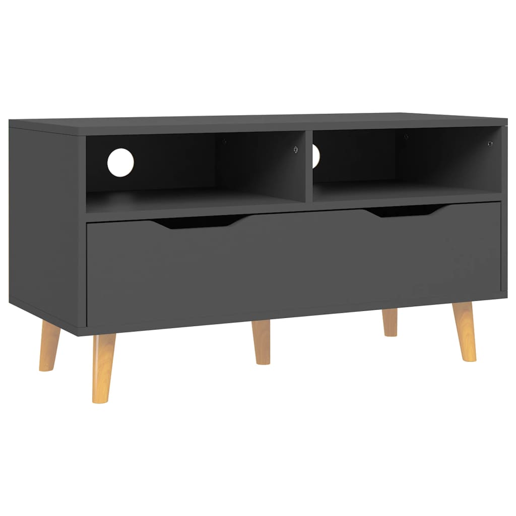 vidaXL TV Cabinet Grey 90x40x48.5 cm Engineered Wood