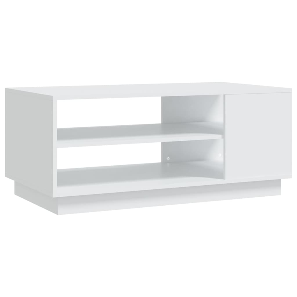 vidaXL Coffee Table White 102x55x43 cm Engineered Wood