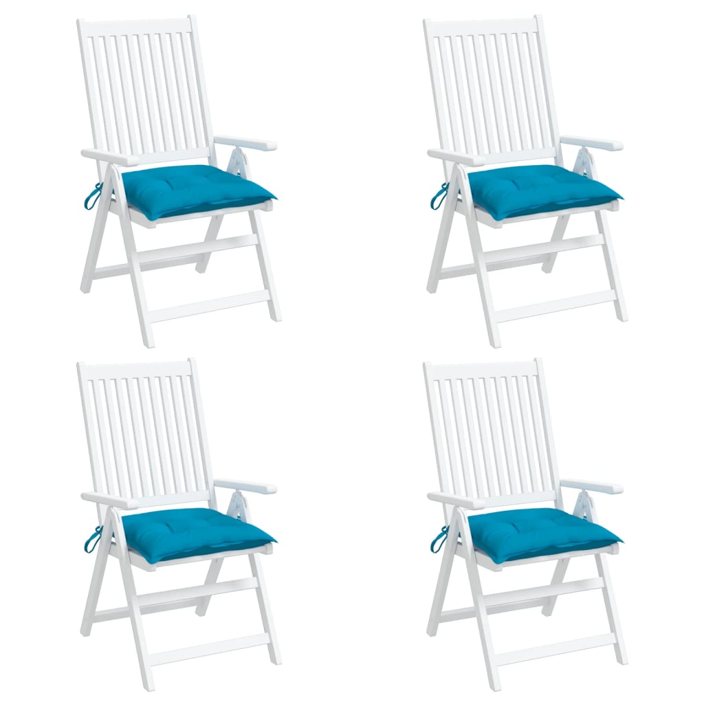 vidaXL Pallet Cushions 4pcs Light Blue 50x50x7 cm Oxford Fabric