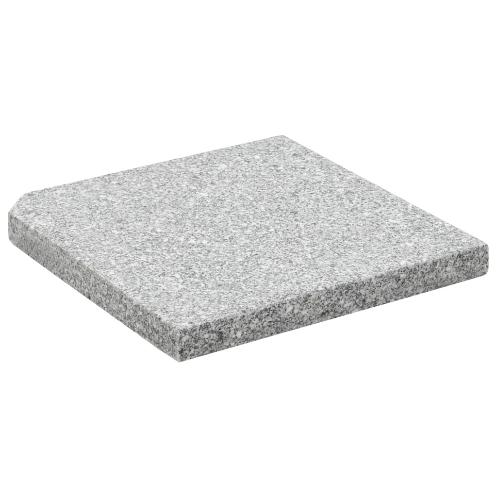 vidaXL Umbrella Weight Plate Granite 25 kg Square Grey