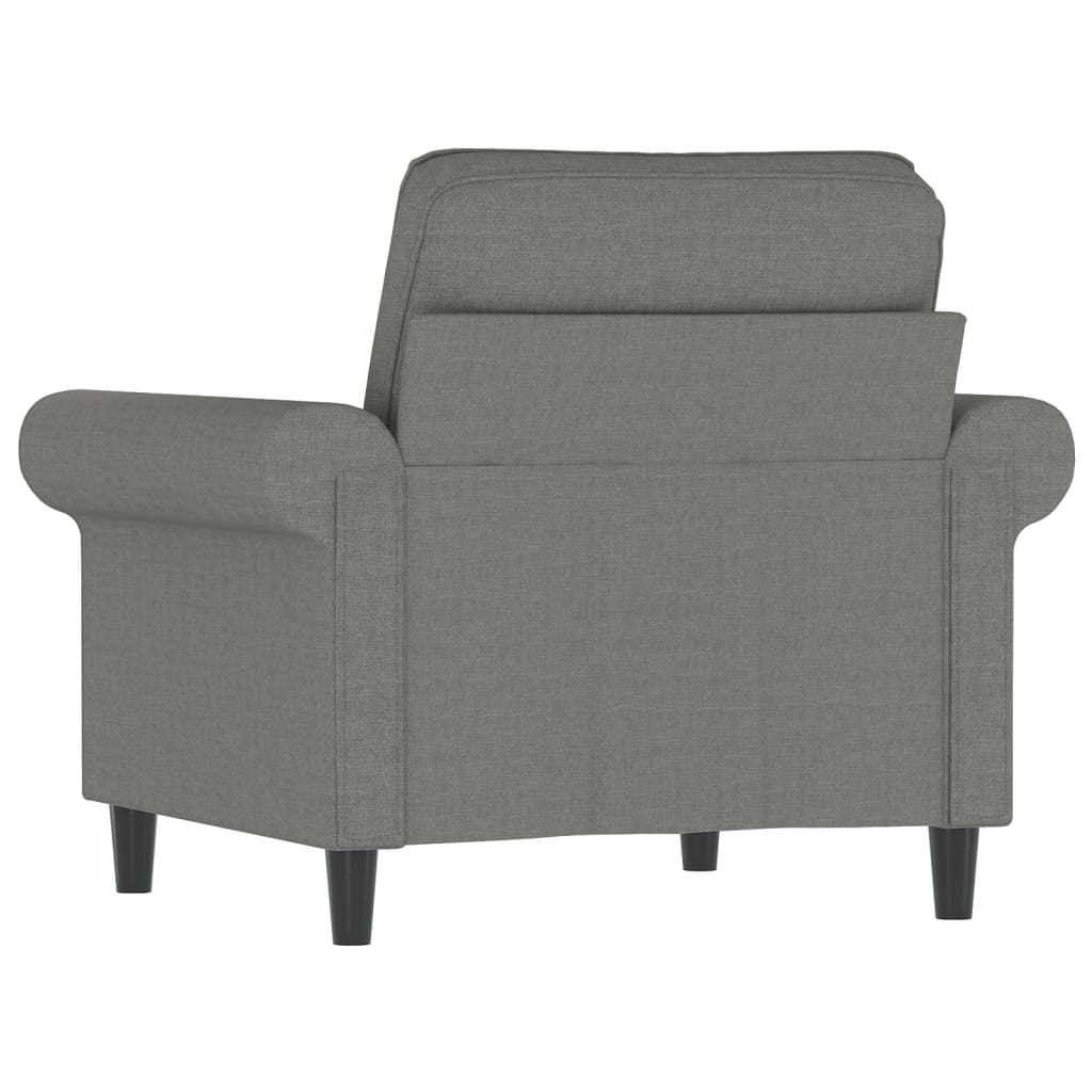 vidaXL Sofa Chair Dark Grey 60 cm Fabric