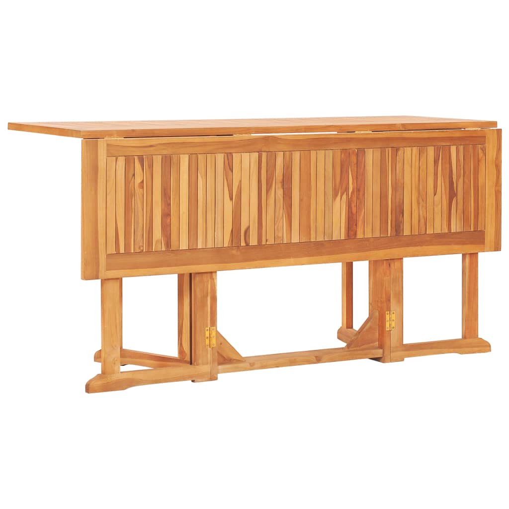 vidaXL Folding Butterfly Garden Table 150x90x75 cm Solid Teak Wood