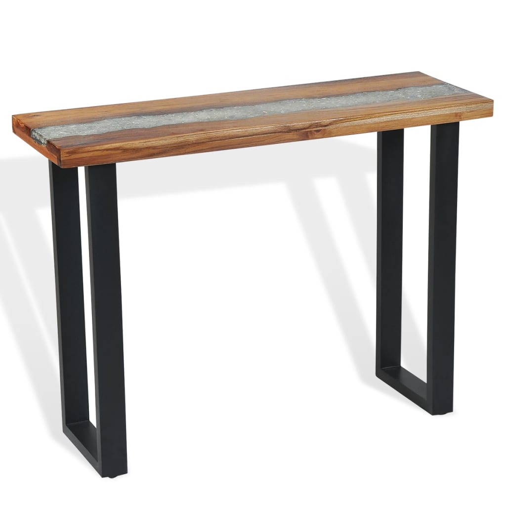 vidaXL Console Table Teak 100x35x75 cm