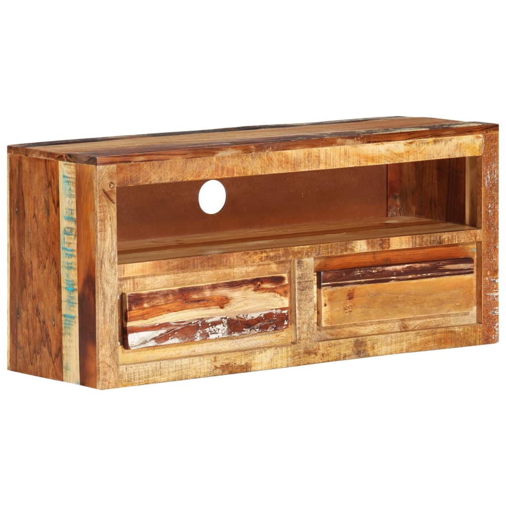 vidaXL TV Cabinets 2 pcs 88x30x40 cm Solid Wood Reclaimed