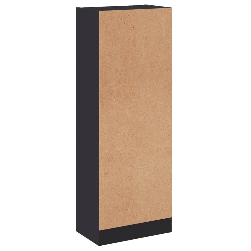 vidaXL 3-Tier Book Cabinet Grey 40x24x108 cm Engineered Wood