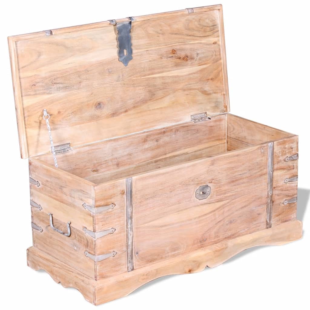 vidaXL Storage Chest Acacia Wood