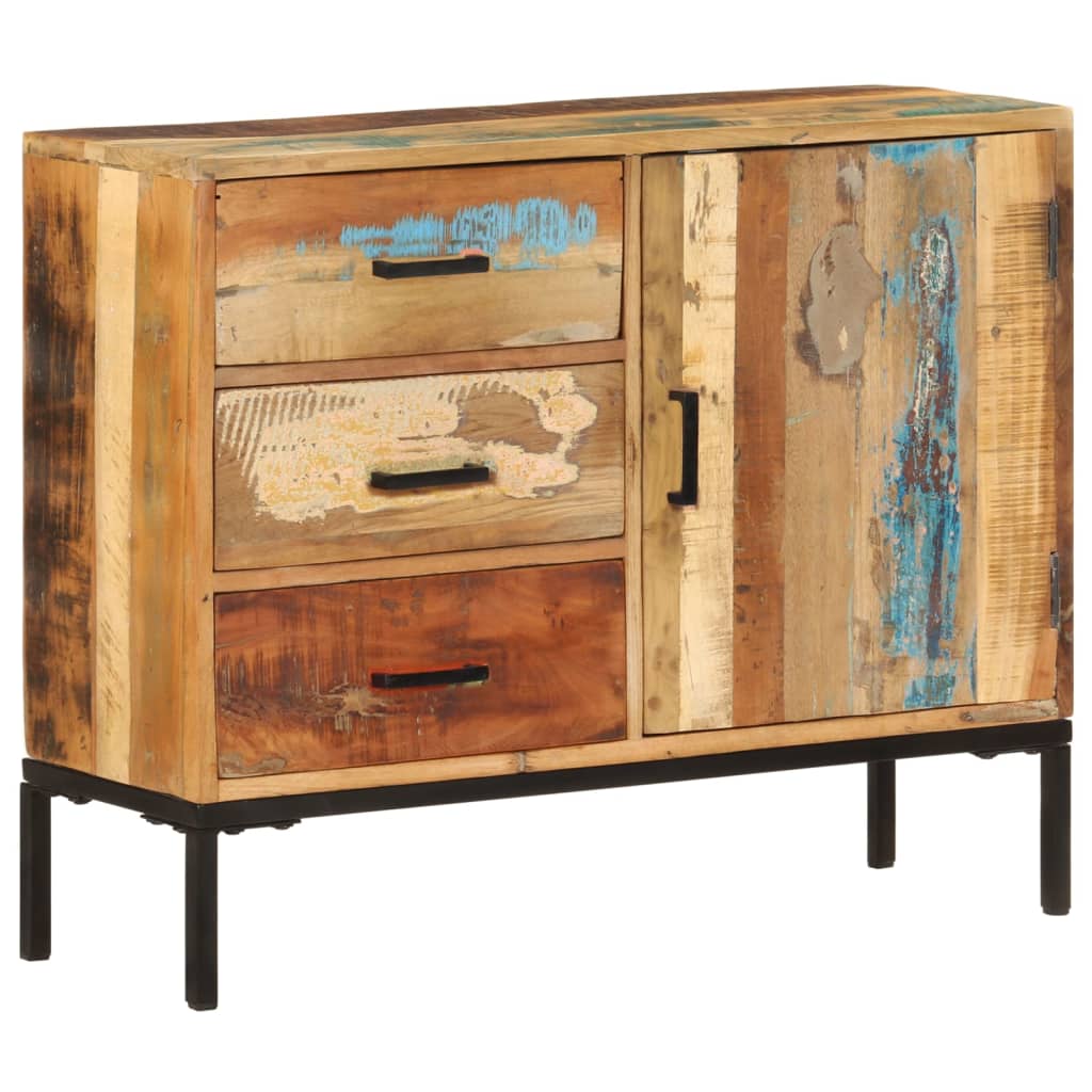 vidaXL Sideboard 88x30x73 cm Solid Reclaimed Wood