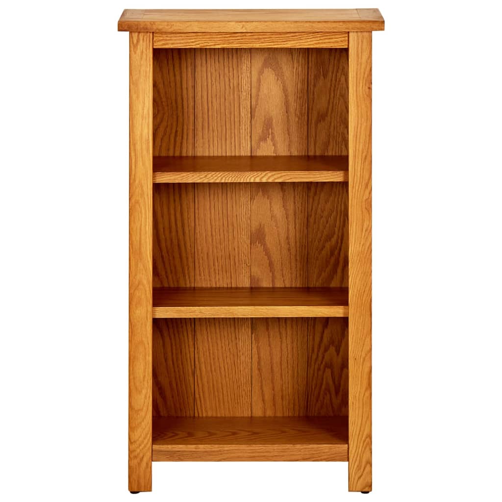 vidaXL Bookcase 45x22.5x82 cm Solid Oak Wood