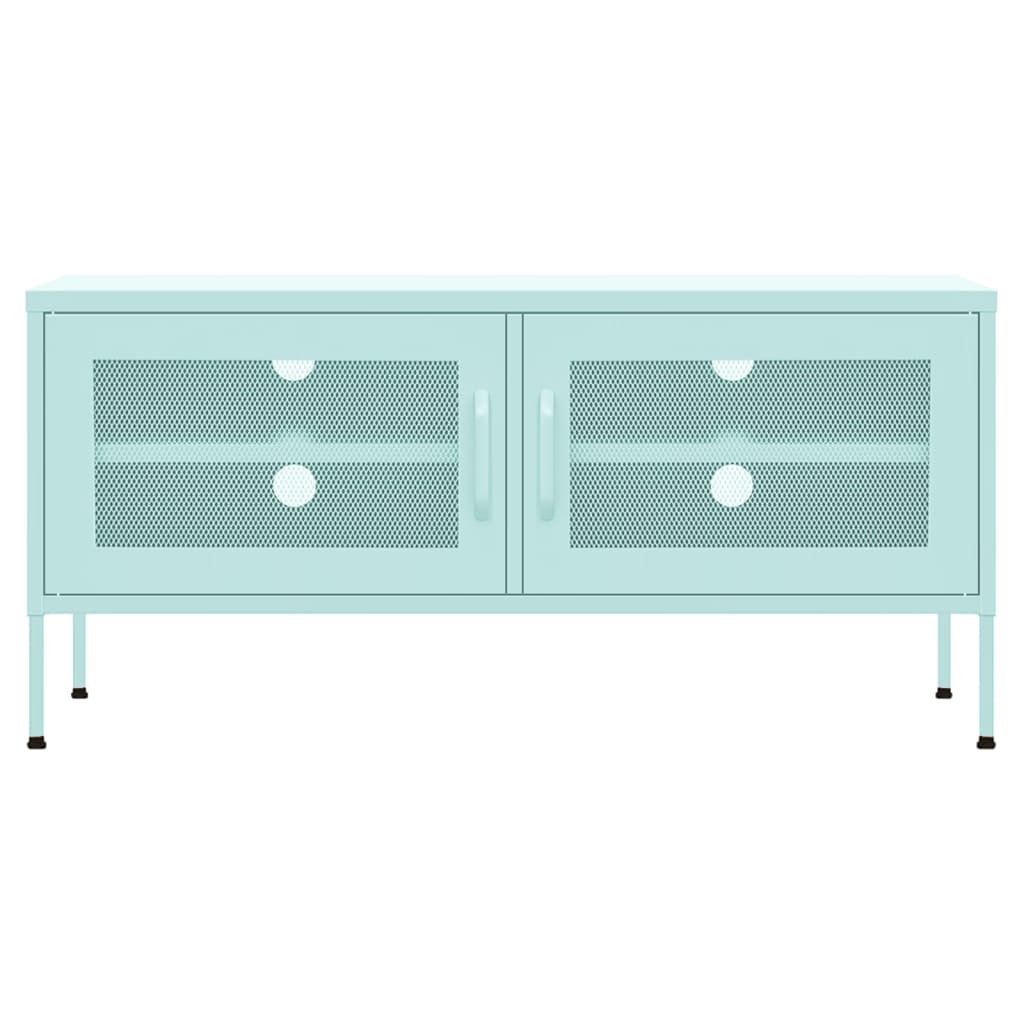 vidaXL TV Cabinet Mint 105x35x50 cm Steel