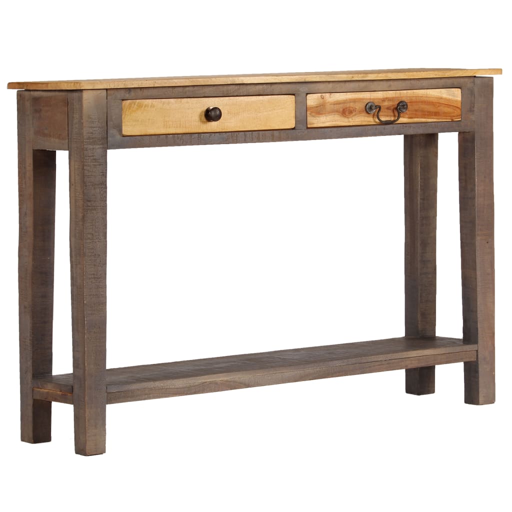 vidaXL Console Table Solid Wood Vintage 118x30x80 cm